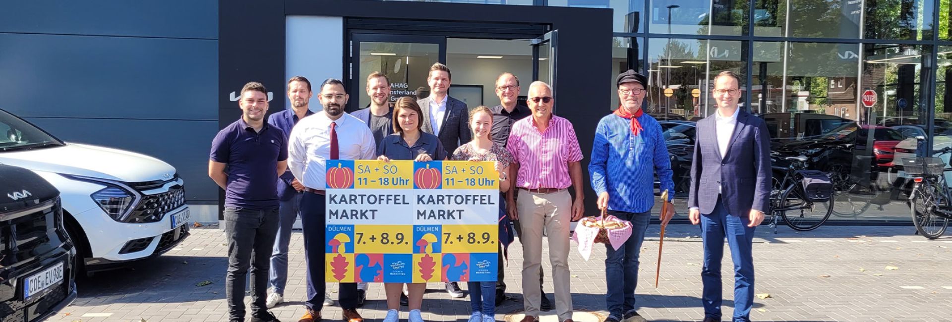 Dülmener Kartoffelmarkt am 7. und 8. September 2024 - Wir sind dabei!